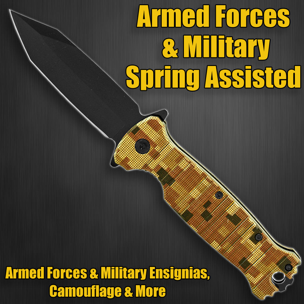 Armed Forces and Military Spring Assisted Knives