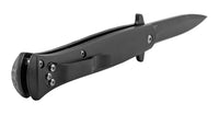 Pacific Solutions USA Spring Assisted Stiletto Knife Black w Bald Eagle & American Flag Scales 4"