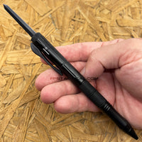 FPSTACTICAL Kuboton Compact OTF Tactical Pen Knife Black with Dual Edge Blade 1.75"