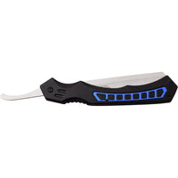 MTech USA Cut-Throat Shaving Razor Black and Blue MT-1007BL 3.75"