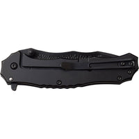 Dark Side Black & Blue Dragons Eye Spring Assisted Fantasy Pocket Knife 3.5"