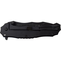 Dark Side Blue and Black Dragons Eye Spring Assisted Fantasy Pocket Knife 3.5"