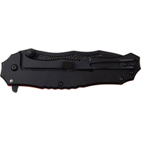 Dark Side Red & Black Dragons Eye Spring Assisted Fantasy Pocket Knife 3.5"