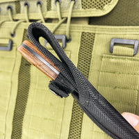 Falcon Black & Wood Full Tang Hunting / Carving Fixed Blade Knife w Sheath 2.5"