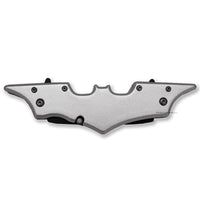 Pacific Solutions Dual Blade Bat Wing Silver & Black Spring Assisted Knife Dual 4.5"