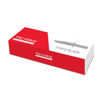 Tac-Force Evolution TFE-FIX009-TN Black / Gray Stonewash Miniature Full Tang Fixed Blade Knife w Necklace Sheath & Tan G10 Handle 2"