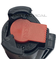 Survivor Pepper Spray Self Defense / Protection Keychain w Leather Case USA Made Black