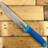 Elk Ridge Fixed Blade Camping / Fishing / Hunting Fillet Knife with Nylon Fiber / Rubber Handle , Scalloped Blade, and Sheath 8"

