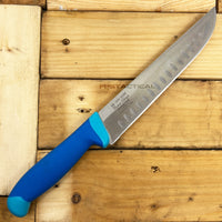 Elk Ridge Fixed Blade Camping / Fishing / Hunting Fillet Knife with Nylon Fiber / Rubber Handle , Scalloped Blade, and Sheath 8"