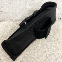 FPSTACTICAL Neart Drop Point OTF Knife Two Tone Black & Silver with Rubberized Handle 3.75"