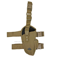 FiDragon Right Handed Elite 600 Denier Nylon Tactical Leg Holster Desert Tan