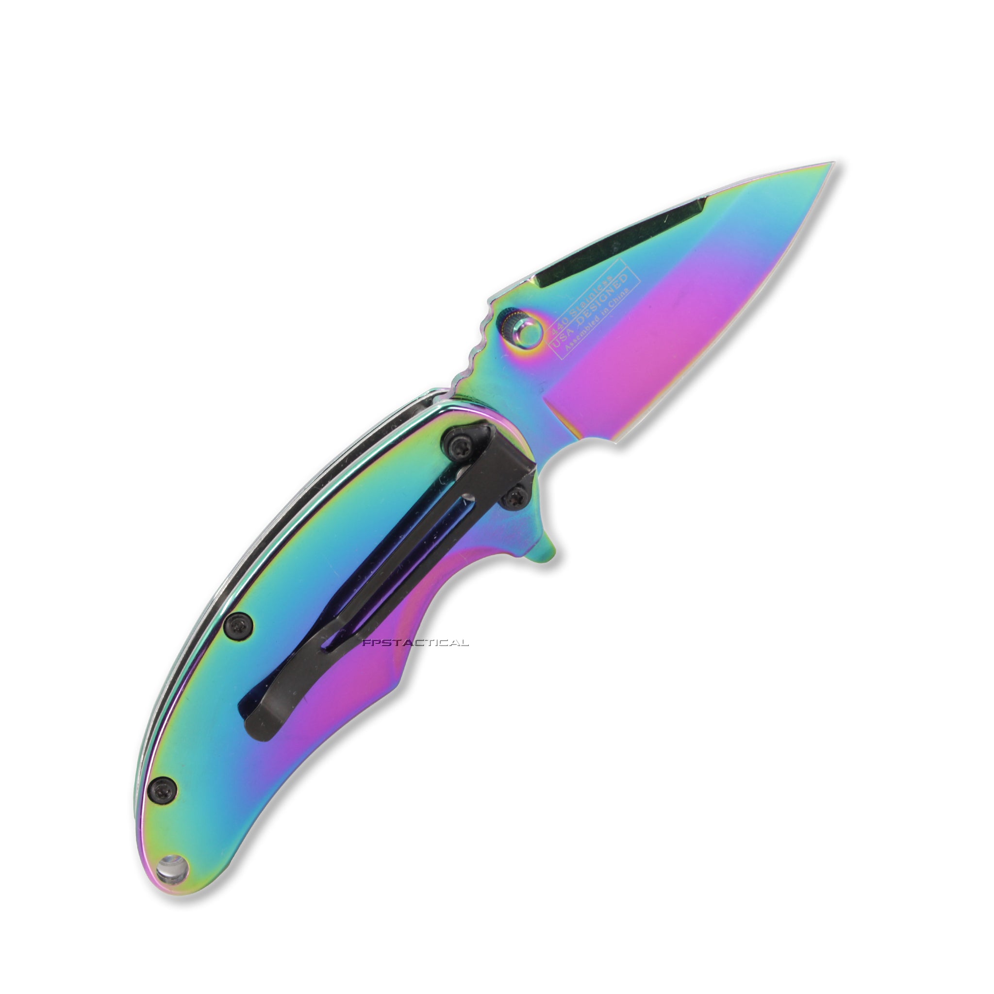 https://www.fpstactical.com/cdn/shop/products/FalconIridescentRainbowMiniatureDropPointStainlessSteelSpringAssistedKnifeBack_1024x1024@2x.jpg?v=1598818410