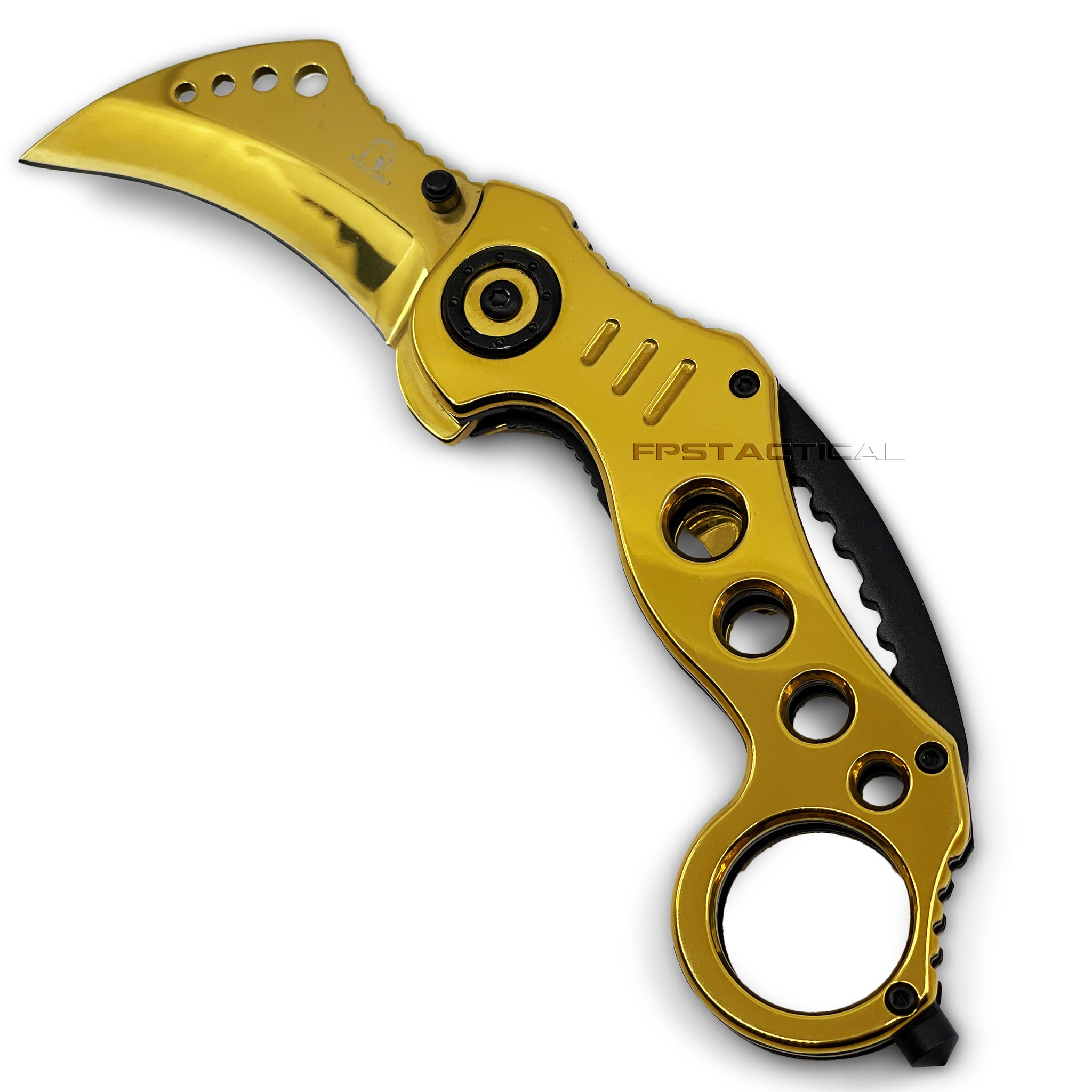 Falcon KS3329RB Mirror Iridescent / Rainbow Multi-Colored Karambit Spr