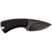 Tac-Force Evolution Black / Gray Stonewash Miniature Full Tang Fixed Blade Knife w Necklace Sheath 1.75"

