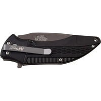 MTech USA Ball Bearing Black / Gray Manual Folding Pocket Knife w Tinite Coated Blade 3.75" MT-1034BK
