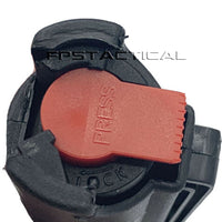 Quantity 2x Survivor Pepper Spray Self Defense / Protection Keychains w Leather Cases USA Made Black
